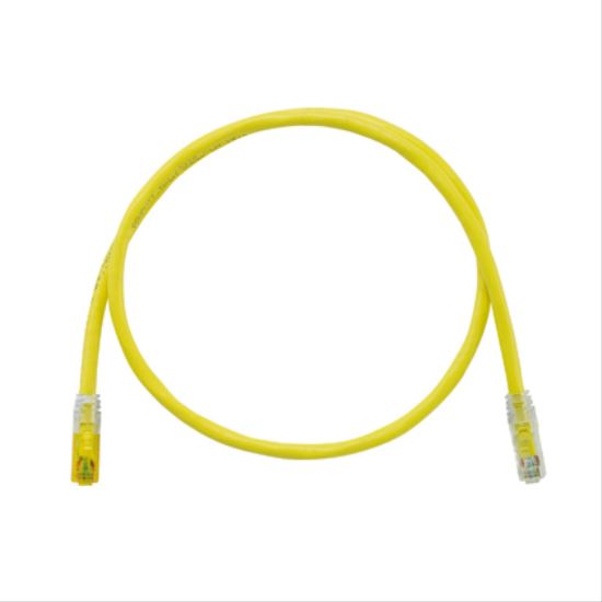 Panduit Cat6A U/UTP RJ-45 networking cable Yellow 118.1" (3 m) U/UTP (UTP)1