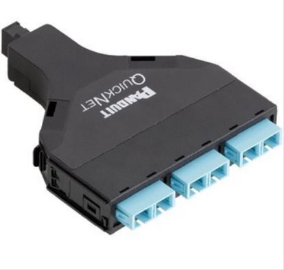 Panduit FQXN-06-03AF fiber optic adapter SC/MPO Aqua color, Black1