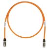 Panduit Cat6A S/FTP RJ-45 networking cable Orange 78.7" (2 m) S/FTP (S-STP)1