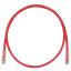 Panduit Cat6 UTP 7ft networking cable Red 83.9" (2.13 m) U/UTP (UTP)1