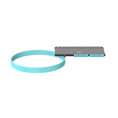 Panduit FZUYBXLNNONM030 fiber optic cable LC OM4 Aqua color1