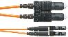 Panduit F62ELLNSNSNM028 fiber optic cable 1102.4" (28 m) 2x LC 2x SC OM1 Orange1