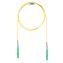 Panduit F91ELANB1SNM002 fiber optic cable 78.7" (2 m) SC/APC LC/APC OS2 Yellow1