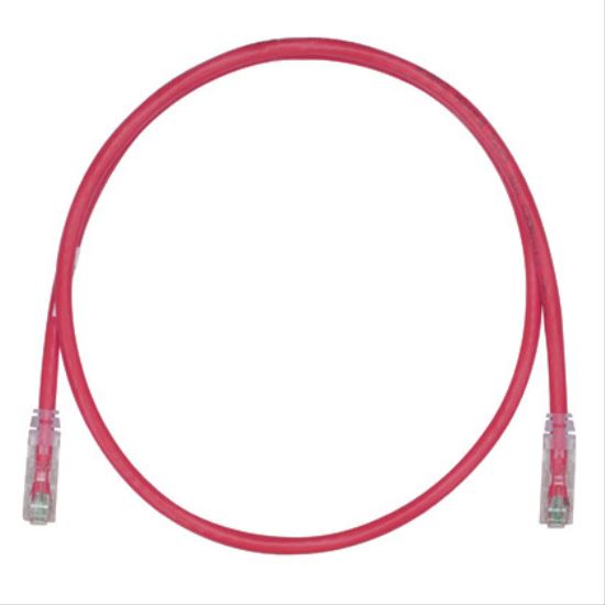 Panduit Cat6A U/UTP RJ-45 networking cable Red 118.1" (3 m) U/UTP (UTP)1