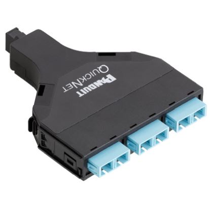 Panduit FQXO-06-03AS fiber optic adapter 1 pc(s) Black1