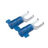 Panduit PN14-8FF-3K wire connector Flanged Fork Blue1