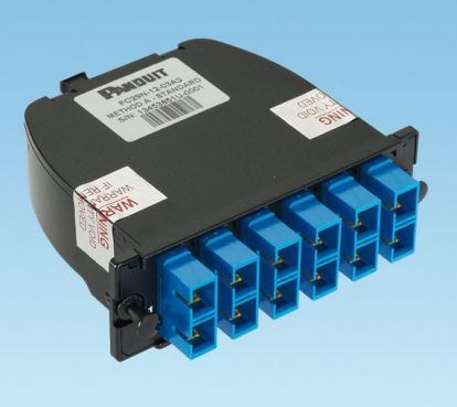 Panduit FC25N-12-03AF fiber optic adapter SC/MPO Black1