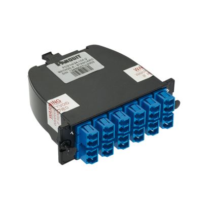 Panduit FC25N-24-10AF fiber optic adapter LC/MPO 1 pc(s) Black, Blue1