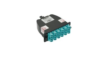 Panduit FC2ZO-24-10U fiber optic adapter LC/MPO 1 pc(s) Aqua color, Black1