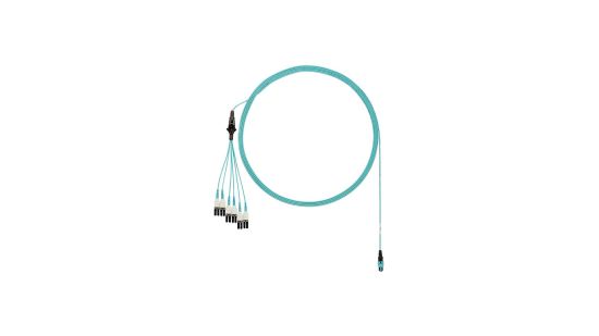 Panduit FXTRL8NUJSNM030 fiber optic cable 1181.1" (30 m) PanMPO LC OM3 Aqua color1