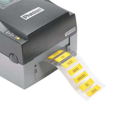 Panduit H100X025HGT-2 printer label Yellow1