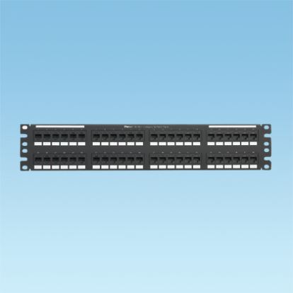Panduit 48-port , NetKey, Category 5e, patch panel 2U1
