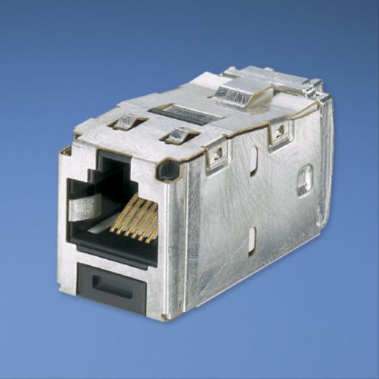 Panduit Mini-Com® TX6™ 10Gig™ Shielded Jack Module - TG Style Gray1