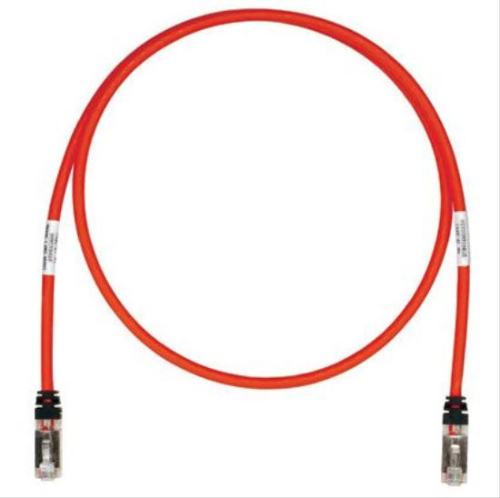 Panduit STP6X18MRD networking cable Red 708.7" (18 m) Cat6a S/FTP (S-STP)1