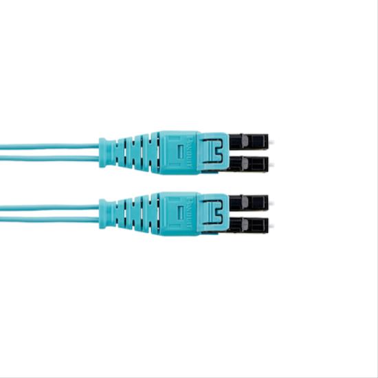 Panduit FZ2ERQ1Q1SNF003 fiber optic cable 35.8" (0.91 m) LC OFNR OM4 Aqua color1