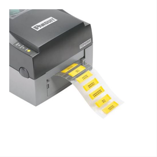 Panduit H100X025H2T-2 printer label Yellow1