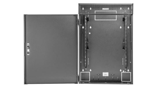 Panduit WME3BL rack cabinet 3U Wall mounted rack Black1