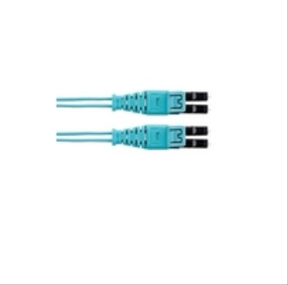 Panduit 2m, 2xLC fiber optic cable 78.7" (2 m) LC OM4 Turquoise1