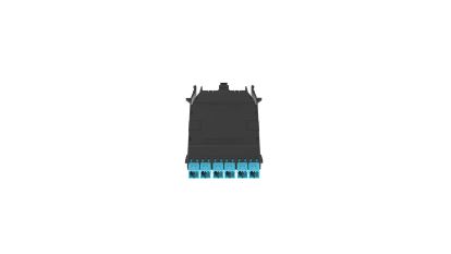 Panduit FHCSA-12-10U fiber optic adapter LC/MPO 1 pc(s) Aqua color, Black1