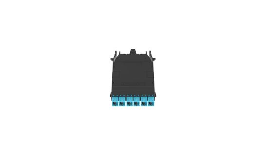 Panduit FHCSA-12-10U fiber optic adapter LC/MPO 1 pc(s) Aqua color, Black1