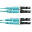 Panduit FZ2ERLNLNSNM013 fiber optic cable 511.8" (13 m) LC OFNR OM4 Aqua color1
