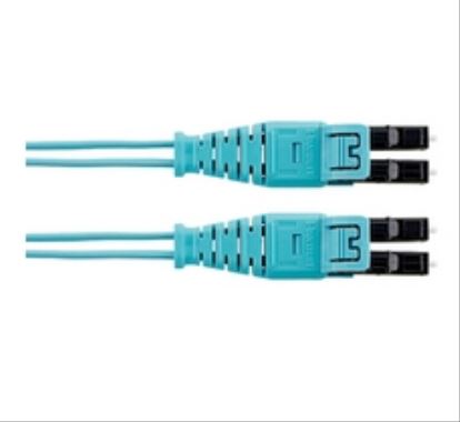 Panduit 40m, 2xLC fiber optic cable 1574.8" (40 m) LC OM4 Turquoise1