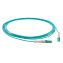 Panduit FZ2RPU1ZNONM008 fiber optic cable 315" (8 m) LC CS OFNP OM4 Aqua color1