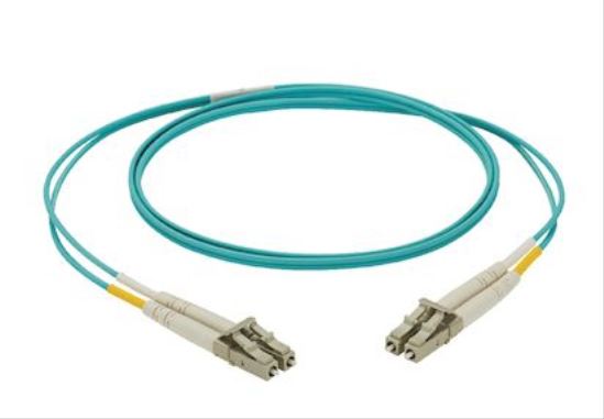 Panduit NKFPX2ELLLSM008 fiber optic cable 315" (8 m) LC OM3 Aqua color1