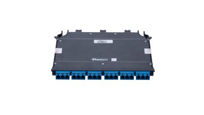 Panduit FHC9N-36-C3U fiber optic adapter MPO 1 pc(s) Black, Blue1
