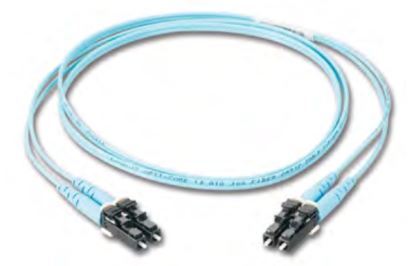 Panduit FZ2ELLNSNSNM0.5 fiber optic cable 19.7" (0.5 m) LC SC OM4 Aqua color1