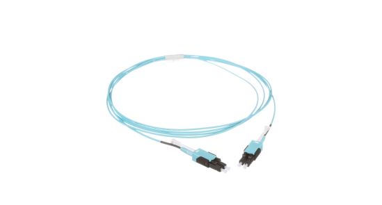 Panduit FZ2RLUNUNONM012 fiber optic cable 472.4" (12 m) LC OM4 Aqua color1