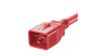 Panduit LPCB02-X power cable Red 47.2" (1.2 m) IEC C20 IEC C192