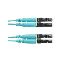 Panduit 2m, 2xLC fiber optic cable 78.7" (2 m) LC CMR OM4 Turquoise1