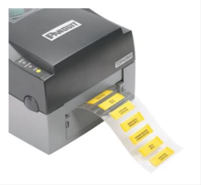 Panduit H100X165H2T-2 printer label Wood, Yellow1