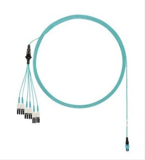 Panduit FZTRP8NUHSNF092 fiber optic cable 1103.9" (28 m) PanMPO LC OFNP OM4 Aqua color1