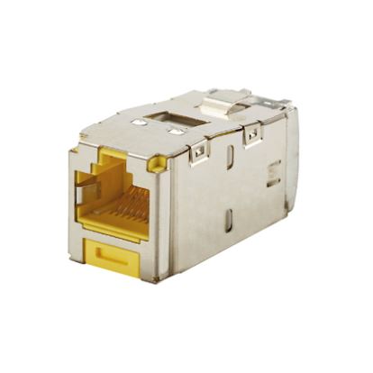 Panduit CJS688TGYLY wire connector Rj-45 Metallic, Yellow1