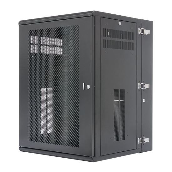 Panduit PZWMC18P rack cabinet 18U Wall mounted rack Black1