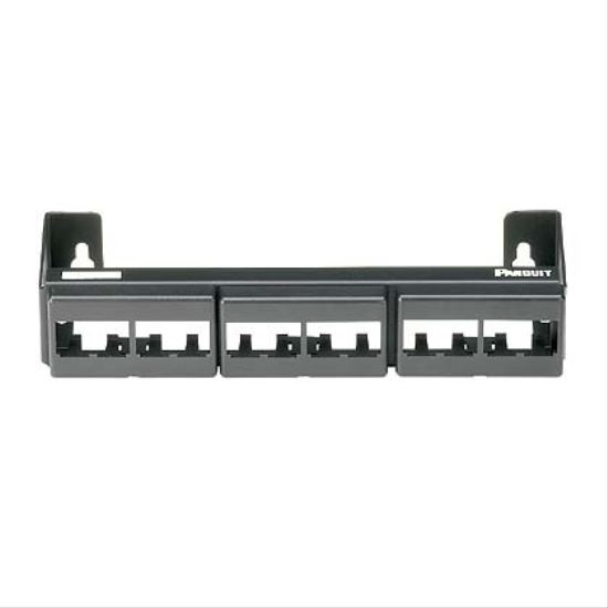 Panduit 12-port modular patch panel. network equipment chassis1