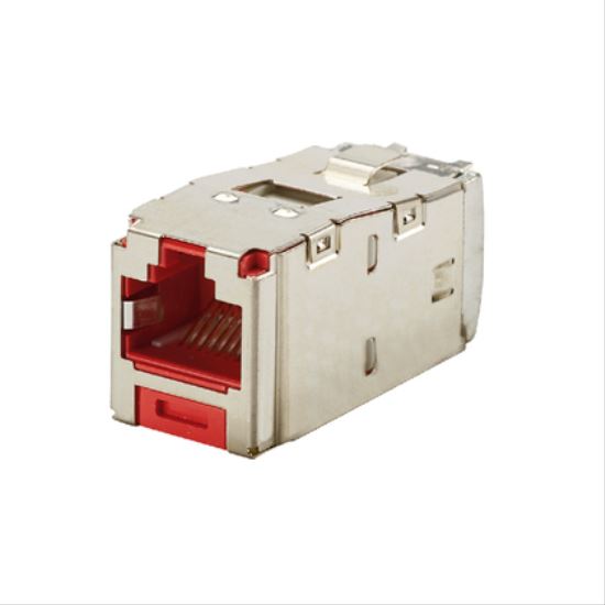 Panduit CJS688TGRDY wire connector RJ-45 Metallic, Red1