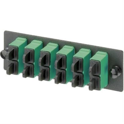 Panduit FAP4WAGDSCZ fiber optic adapter SC 1 pc(s) Black, Green1