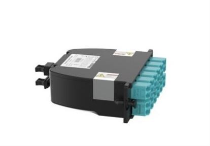 Panduit FC2ZA-24-10U fiber optic adapter LC/MPO Aqua color, Black1