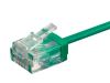 Monoprice Micro SlimRun networking cable Green 35.4" (0.9 m) Cat6 U/UTP (UTP)3