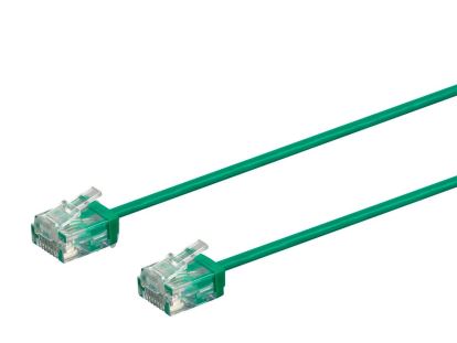 Monoprice Micro SlimRun networking cable Green 59.1" (1.5 m) Cat6 U/UTP (UTP)1
