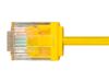 Monoprice Micro SlimRun networking cable Yellow 35.4" (0.9 m) Cat6 U/UTP (UTP)4