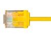 Monoprice Micro SlimRun networking cable Yellow 59.1" (1.5 m) Cat6 U/UTP (UTP)4