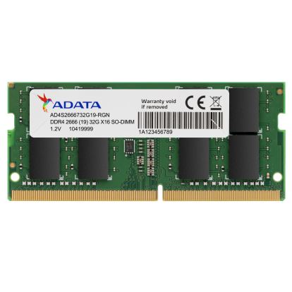 ADATA AD4S2666732G19-BGN memory module 32 GB 8 x 2 GB DDR4 2666 MHz1