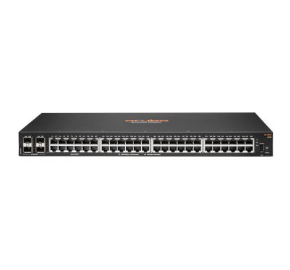 Hewlett Packard Enterprise Aruba 6100 48G 4SFP+ Managed L3 Gigabit Ethernet (10/100/1000) 1U Black1