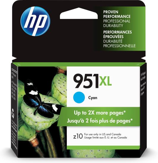 HP 951XL High Yield Cyan Original Ink Cartridge1