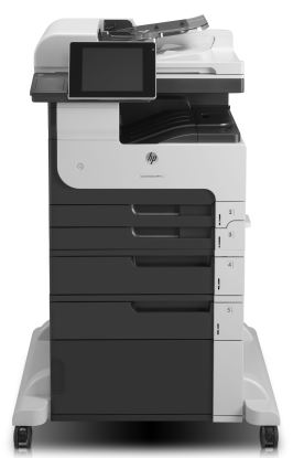 HP LaserJet Enterprise MFP M725f, Print, copy, scan, fax, 100-sheet ADF; Front-facing USB printing; Scan to email/PDF; Two-sided printing1