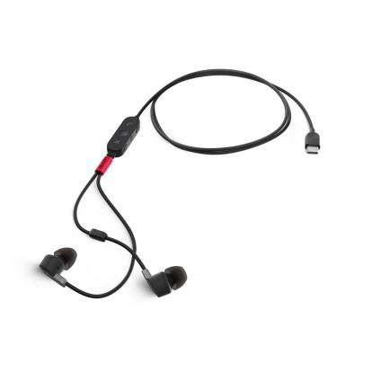 Lenovo 4XD1C99220 headphones/headset Wired In-ear Music/Everyday USB Type-C Black1